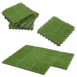 Плочки от изкуствена трева, Sonata Wiesloch, Комплект от 11 за 1m²