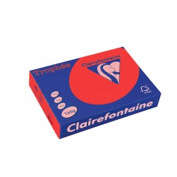 Картон копирен цветен, Clairefontaine, А4, 160 г/м2, Int.Coral Red Trophee